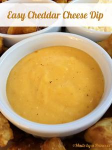 Hot Cheddar Cheese Dip