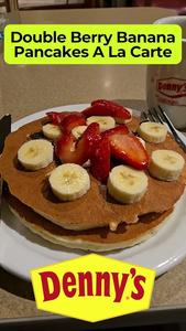 Double Berry Banana Pancakes