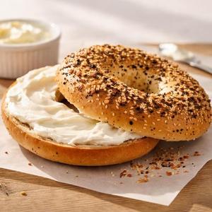 Everything Bagel with Cream Cheese