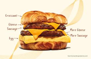 Croissan'wich Sausage, Egg & Cheese
