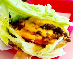 Protein Style Cheeseburger (lettuce wrap)