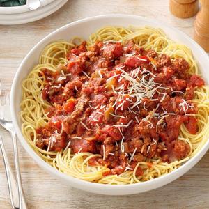 Spaghetti with Meat Sauce