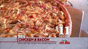 BBQ Chicken Bacon Pizza (Large, 1 slice)