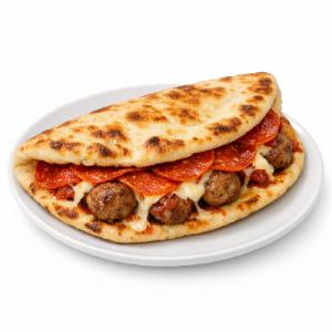 Meatball Pepperoni Papadia