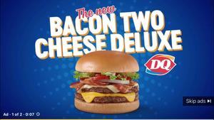 Bacon Two Cheese Deluxe GrillBurger