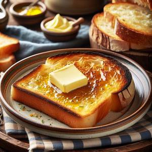 Toast with Butter (Sourdough Bread)
