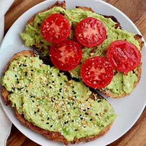 Toast with Avocado (Sourdough Bread)