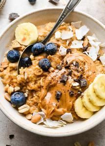 Oatmeal with Peanut Butter