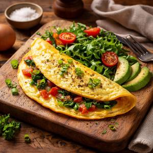 Omelette, Plain (2 Eggs)