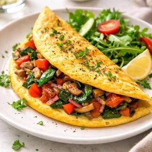 Vegetable Omelette (2 Eggs)