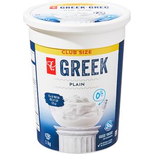 Plain Greek Yogurt (3/4 Cup)