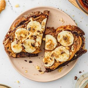 Banana with Hazelnut Spread
