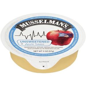 Applesauce, Unsweetened (1/2 Cup)