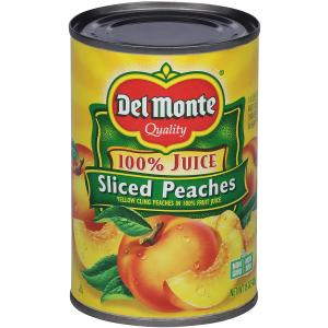 Canned Peaches in Juice (1/2 Cup)