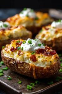Baked Potato with Sour Cream