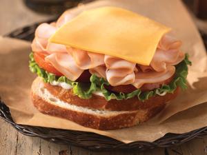 Turkey and Cheese Sandwich