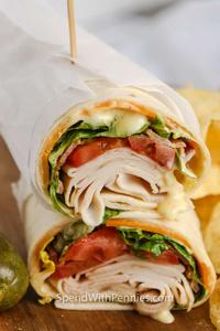 Turkey and Cheese Wrap