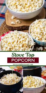 Stovetop Popcorn (3 Cups)