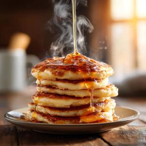 Pancakes with Maple Syrup (2)