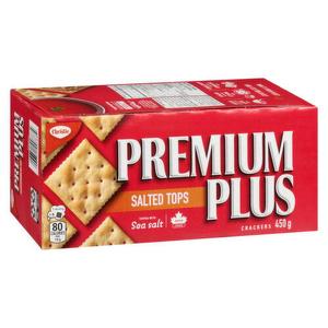 Premium Plus Crackers Salted Tops