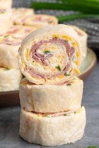 Ham and Cheese Roll-Ups (3)