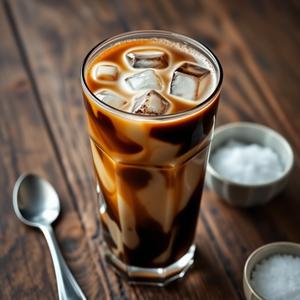 Iced Coffee with Milk and Sugar
