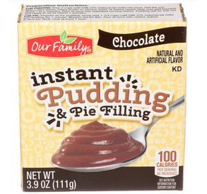 Chocolate Pudding (From Instant Mix)