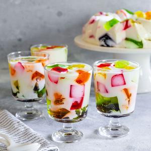 Gelatin Dessert (From Mix, 1/2 Cup)