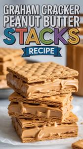 Graham Crackers with Peanut Butter