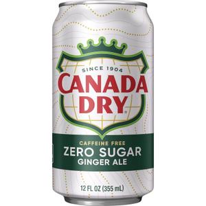 Canada Dry Ginger Ale Zero Sugar (355 ml Can)