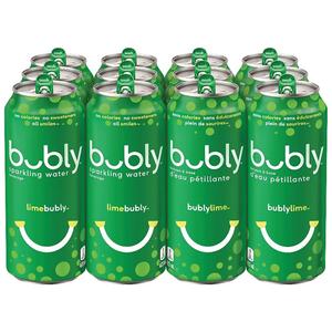 Bubly Lime Sparkling Water (355 ml Can)