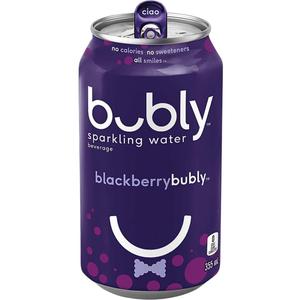 Bubly Blackberry Sparkling Water (355 ml Can)
