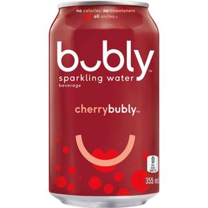 Bubly Cherry Sparkling Water (355 ml Can)