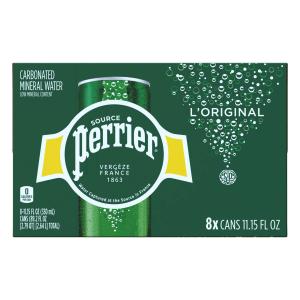 Perrier Sparkling Natural Mineral Water (330 ml Can)