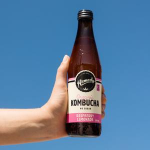 Remedy Kombucha Raspberry Lemonade (330 ml Can)