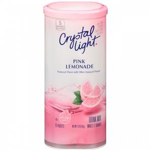 Crystal Light Pink Lemonade (Prepared, 250 ml)