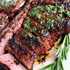 Beef Steak, Grilled