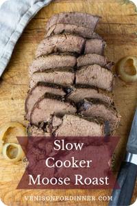 Moose Meat, Roasted (3 oz)