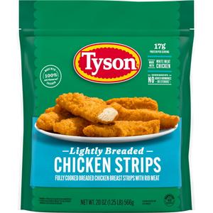 Breaded Chicken Strips, Frozen (3 Strips)