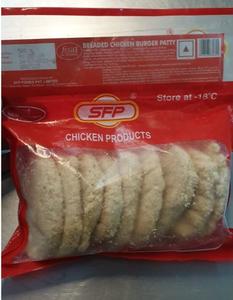 Breaded Chicken Burger Patty, Frozen
