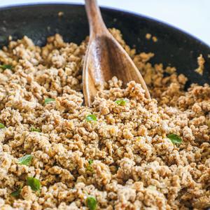Ground Turkey, Cooked (3 oz)