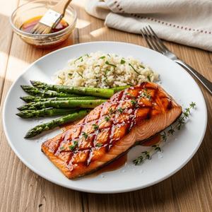 Maple-Glazed Salmon Fillet