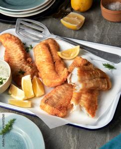 Fried Cod Fillet, Battered or Breaded