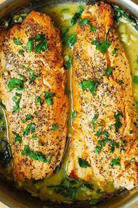 Baked Trout Fillet