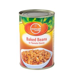 Baked Beans in Tomato Sauce, Canned (1/2 Cup)