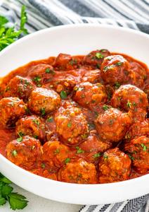 Beef Meatballs (4 Meatballs)