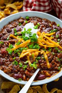 Beef Chili with Beans (1 Cup)
