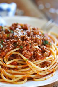Spaghetti with Meat Sauce (1 Cup)