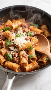 Canned Pasta with Meat Sauce or Meatballs (1 Cup)