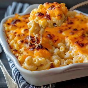 Baked Macaroni and Cheese, Homemade (1 Cup)